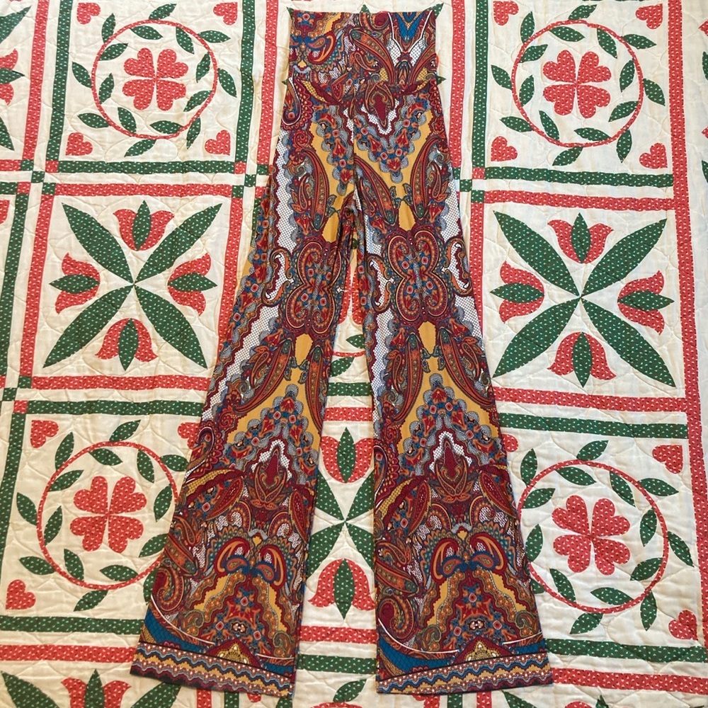 70’s style wide leg pants